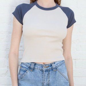 Brandy Melville Bella Ribbed top Brand New